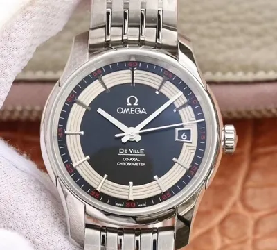 Omega De Ville 431.30.41.21.01.001 VS Factory 1:1 Best Edition Replica Watch Black Dial Swiss ETA8500